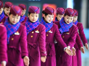 動妹 禮儀培訓 苦練內功備戰春運